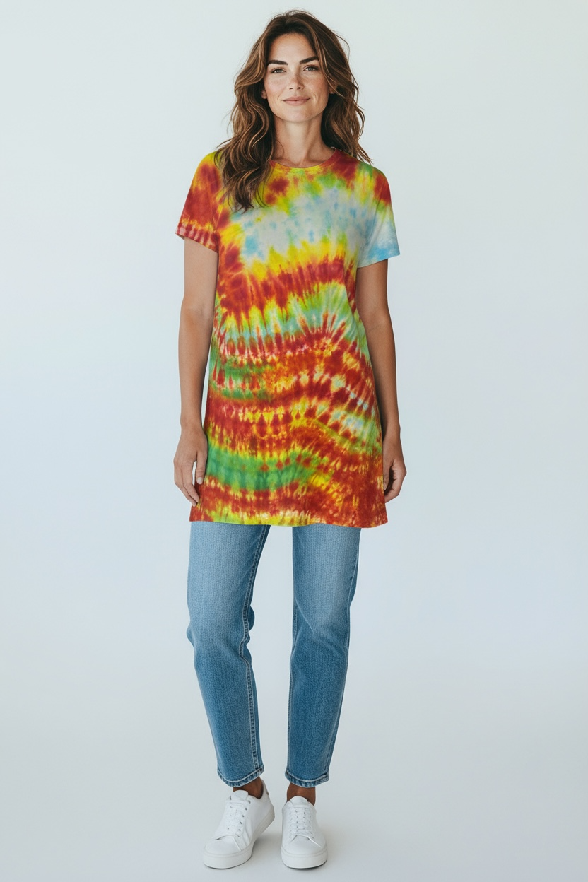 Ladies tie dye top
