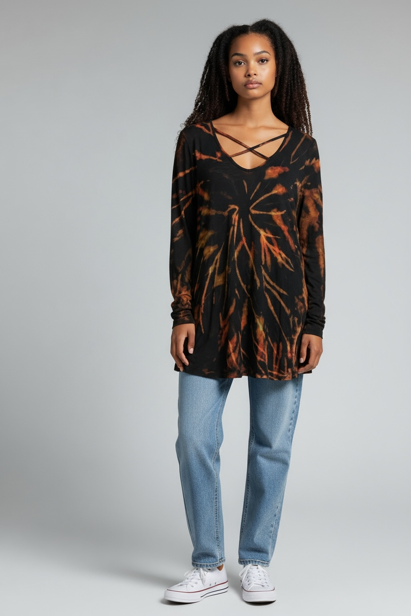 Ladies no color added top