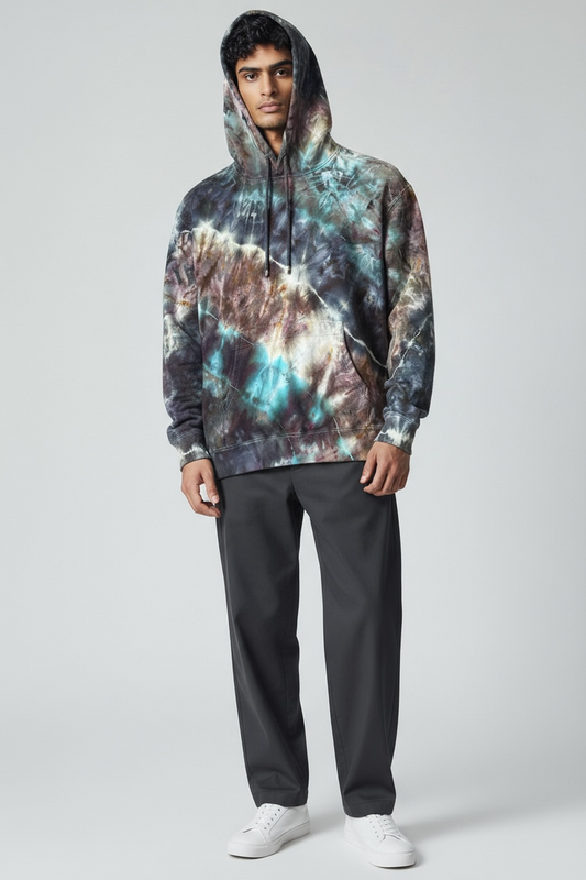 Thick tie dye hoodie