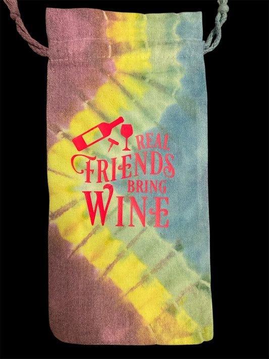 Drawstring wine bag