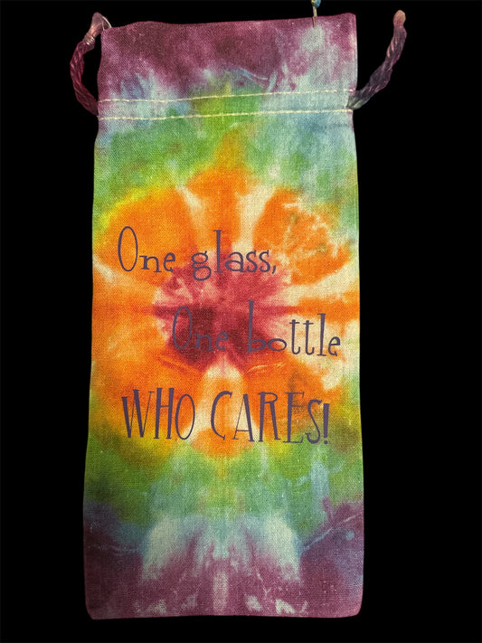 Drawstring wine bag