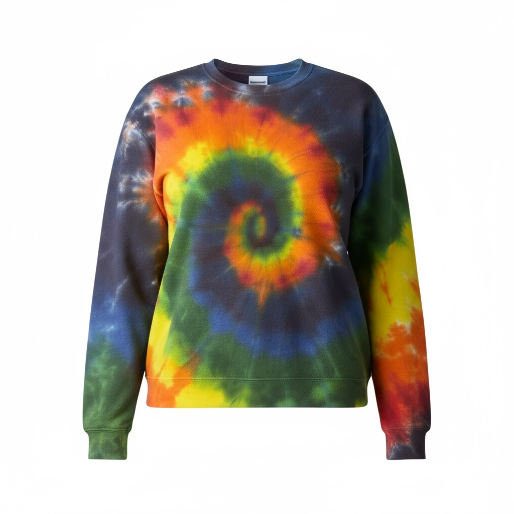 Tie dye rainbow sweatshirt