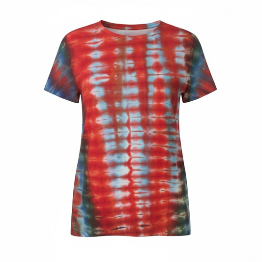 Fun wig wag tie dye tee