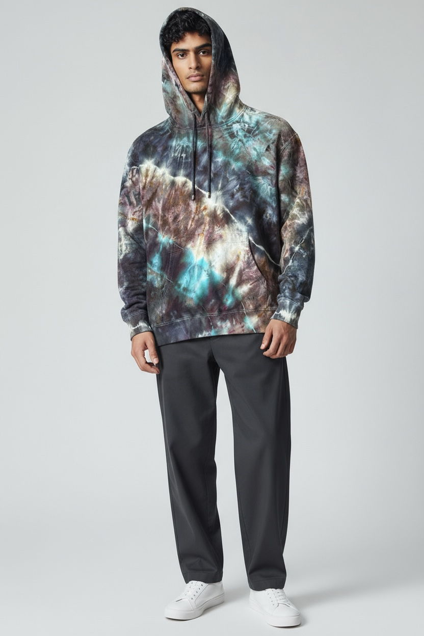 Thick tie dye hoodie