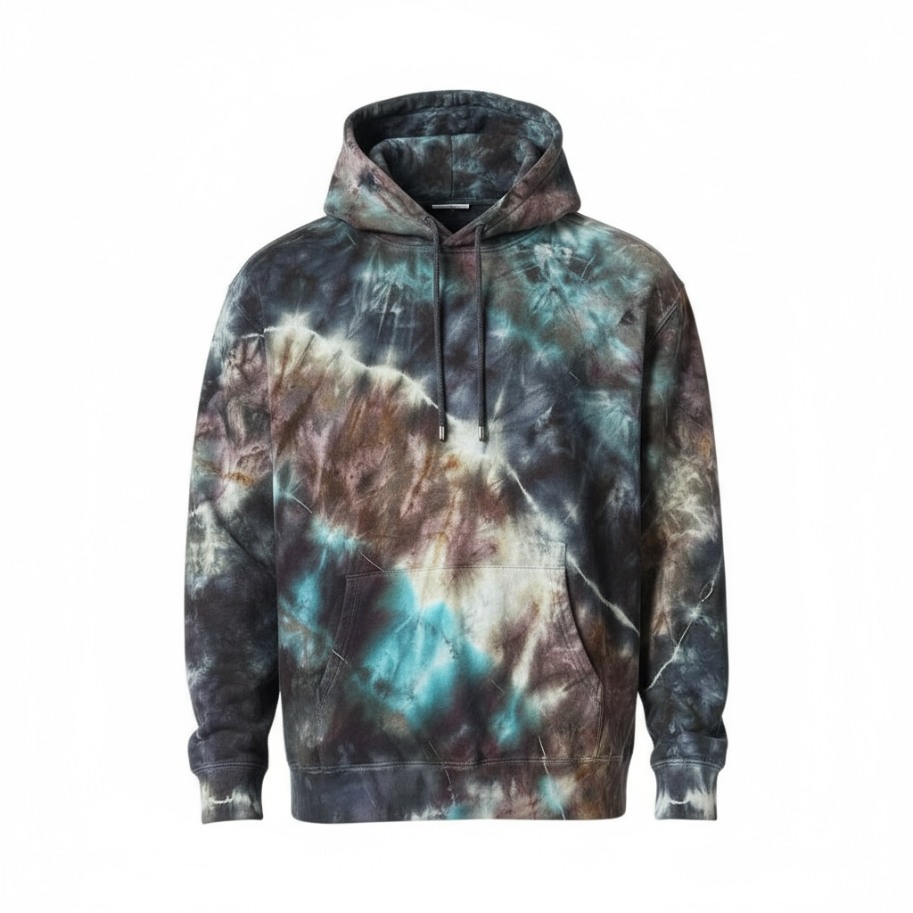 Thick tie dye hoodie