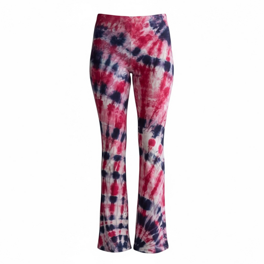 Ladies tie dye yoga pants