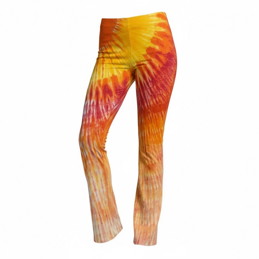 Ladies tie dye yoga pants