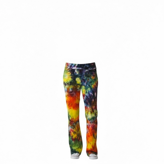 Ladies tie dye yoga pants