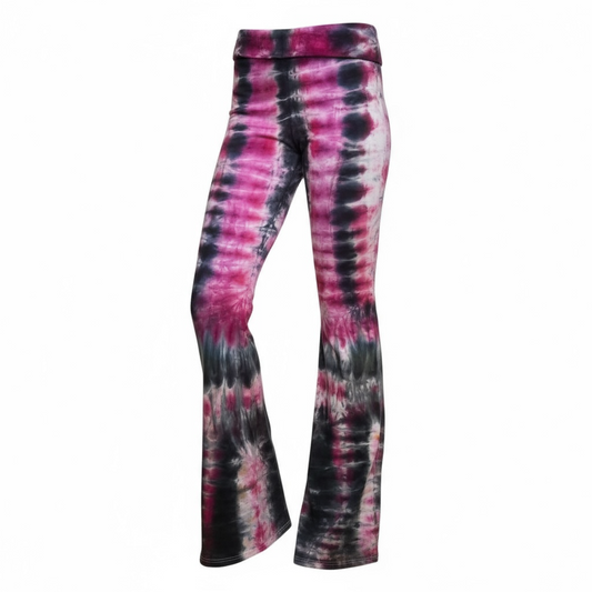 Ladies tie dye yoga pants