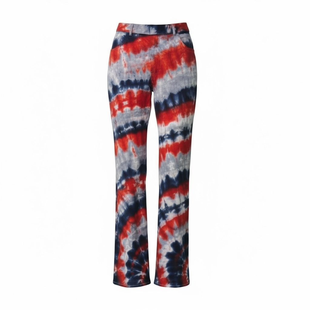 Ladies tie dye yoga pants