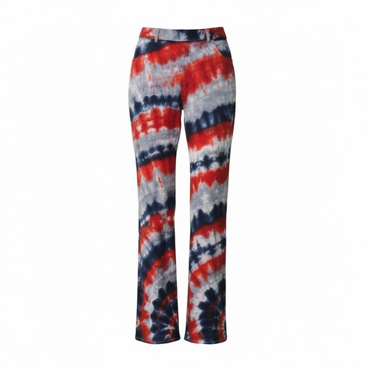 Ladies tie dye yoga pants
