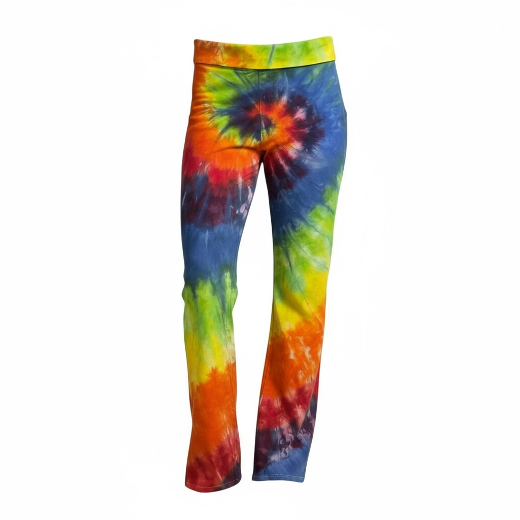Ladies tie dye yoga pants